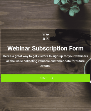 Webinar Registration Form Template