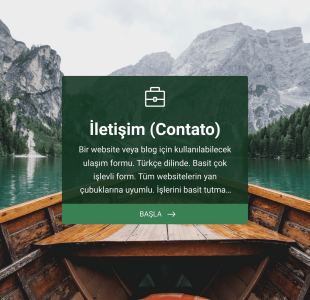 Website Veya Blog İletişim Form Template