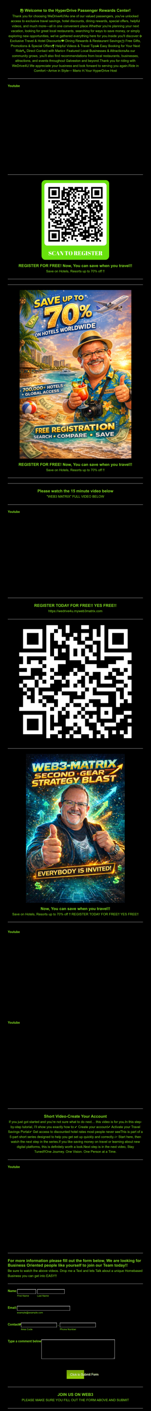 WeDrive4U Form Template