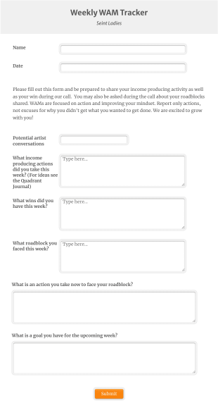 Weekly Workplace Assignment And Mobility Form Template