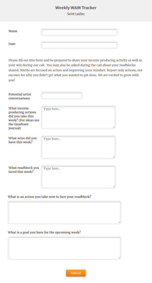 Weekly Workplace Assignment And Mobility Form Template