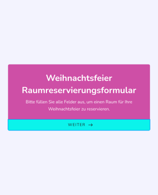 Weihnachtsfeier Raumreservierungsformular