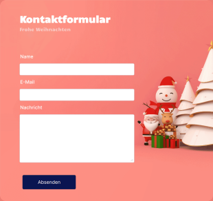 Weihnachtsmann Kontaktformular