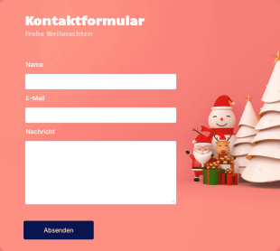 Weihnachtsmann Kontaktformular