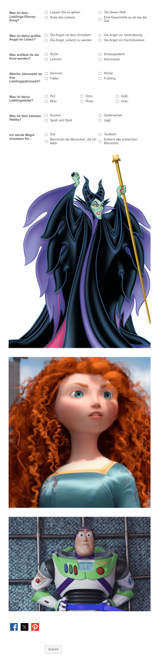 Welcher Disney Charakter Bist Du?