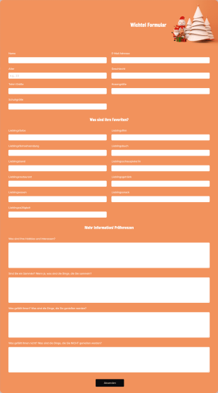 Wichtel Formular Form Template