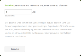 Wohtätigkeit Spenden Formular