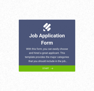 Work From Home Job Opportunity Form Template
