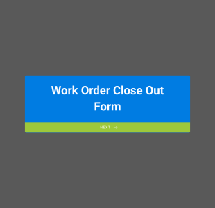 Work Order Close Out Form Template