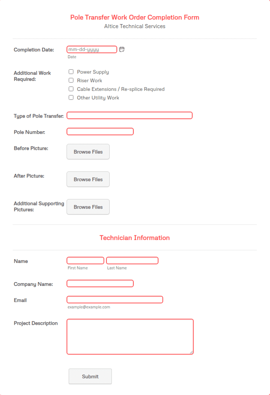 Work Order Completion Form.pdf Work Order Completion Form Template | Jotform