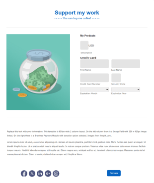WorldPay US Donation Template