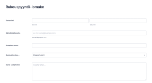 Yksityinen Rukouspyyntö Lomake Form Template
