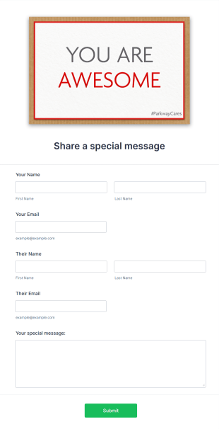Teacher Message Sharing Form Template