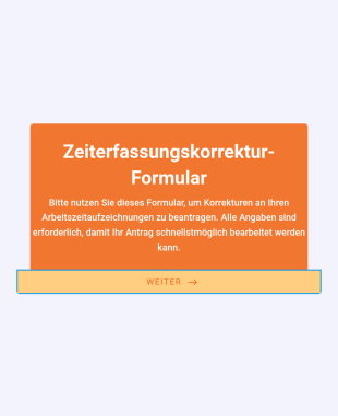 Zeiterfassungskorrektur Formular