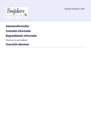 aangemaakt dossier - PDF Templates