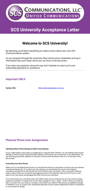 Acceptance Letter (Enterprise) - PDF Templates