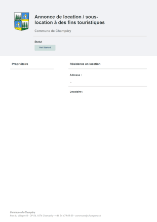 Annonce location interco - PDF Templates
