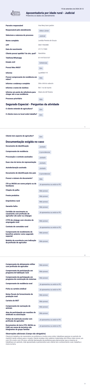 API Judicial Modelo de PDF