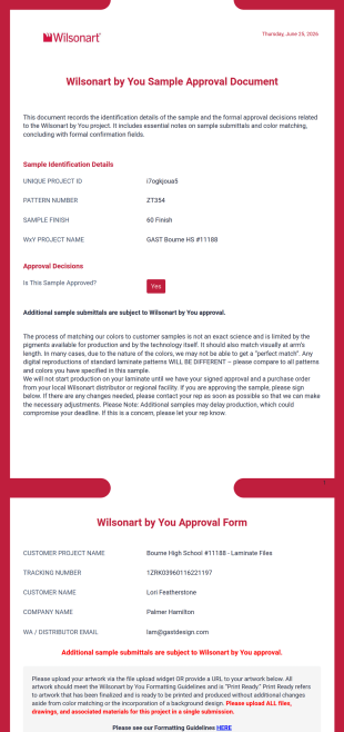 Approval Form PDF Template