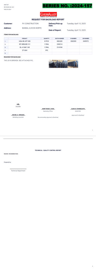 Backload - PDF Templates