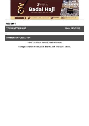 BADAL HAJI - Al Fursa - PDF Templates