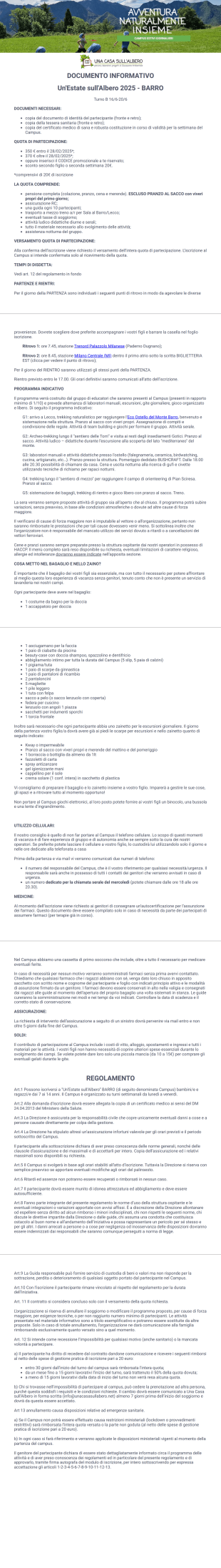 Barro programma - PDF Templates