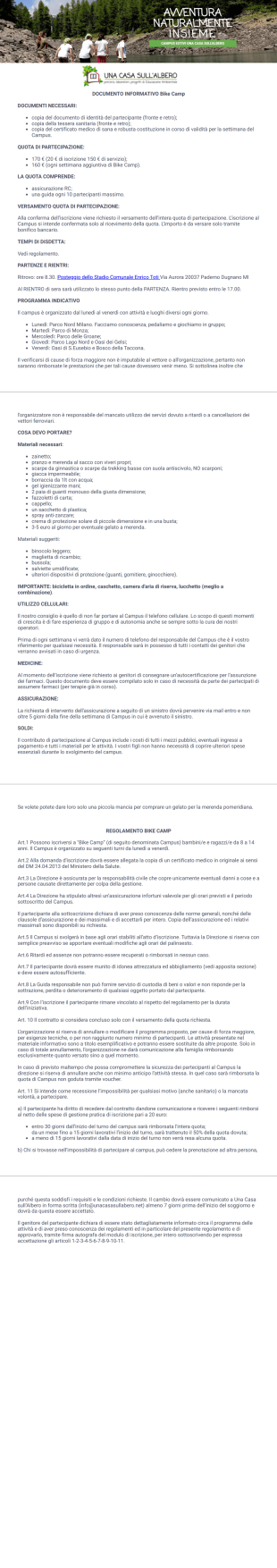 Bike programma - PDF Templates