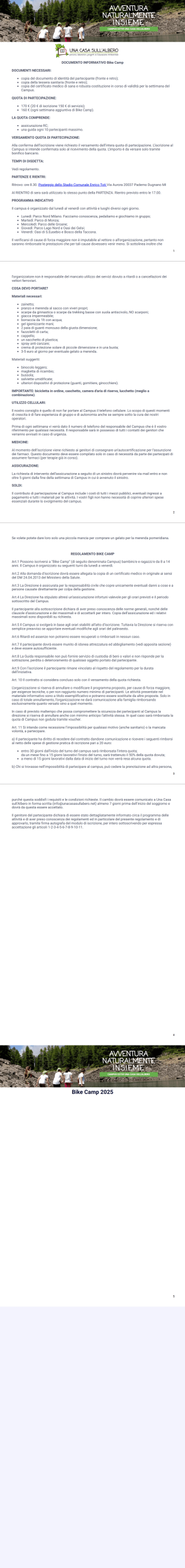 Bike iscrizione PDF Template