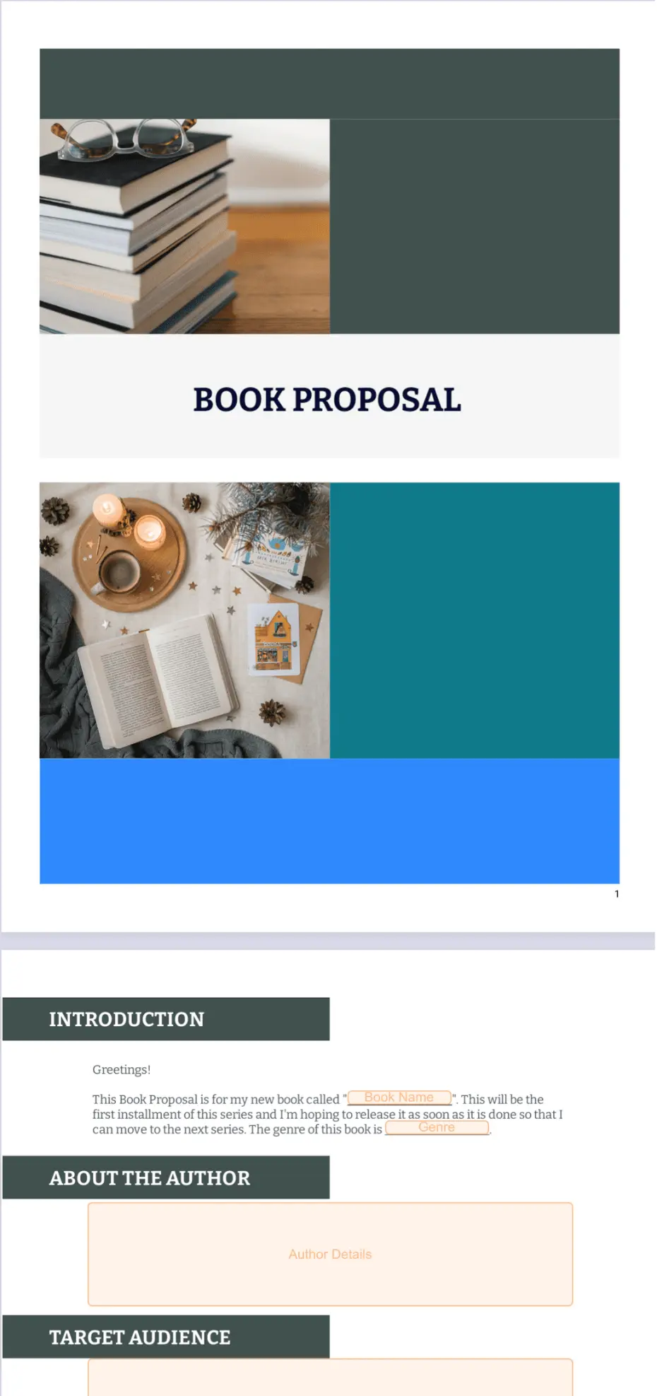 Book Proposal Template