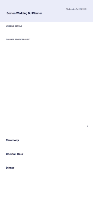 BWDJ Planner PDF Template