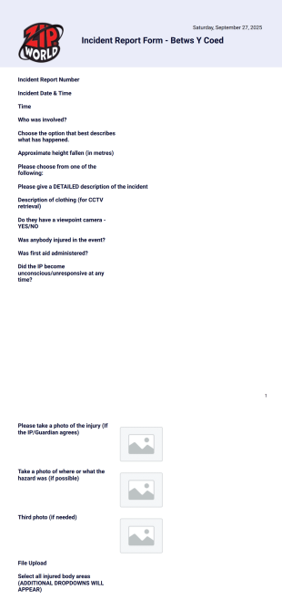 BYC IRF PDF Report - PDF Templates