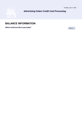 CC Form PDF Template