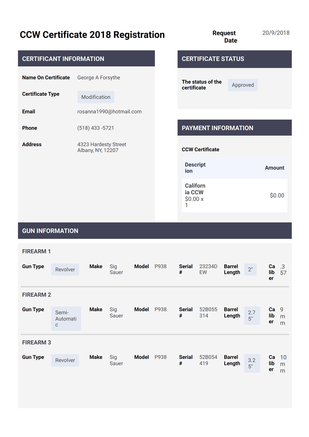 CCW Certificate Award Template - PDF Templates | Jotform