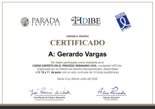 Certificado Parada - PDF Templates