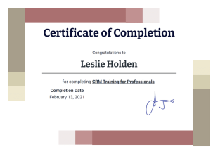 Certificate of Completion - PDF Templates