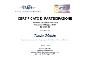 Certificato del Webinar Template PDF