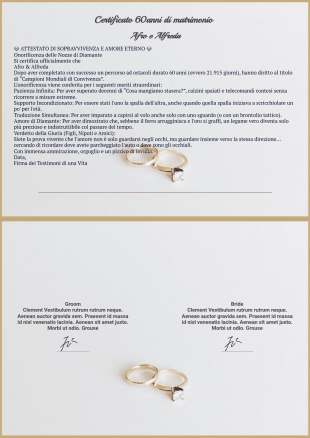 Certificatodimatrimonio Template PDF