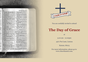 Church Invitation - PDF Templates