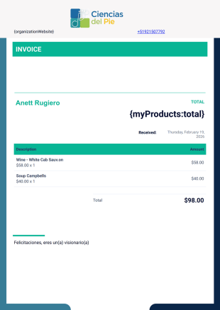 ciencias del Pie Plantilla PDF