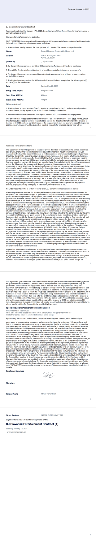 Contrac PDF Template