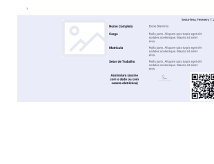 cracha virtual Modelo de PDF