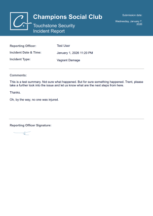 CSC Security Template - PDF Templates