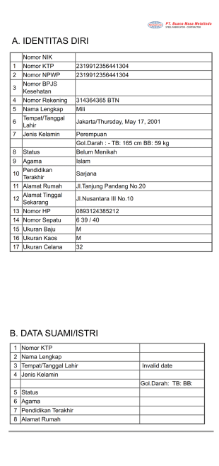 Data-Diri - PDF Templates