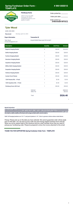 Fitchburg Farms Template - PDF Templates
