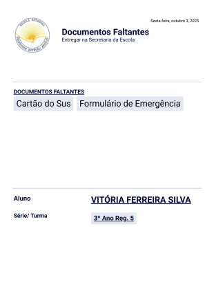 Documentos Faltantes 1 - PDF Templates