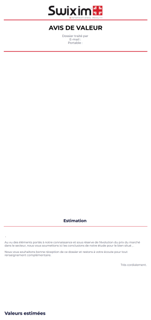 Avis De Valeur - PDF Templates