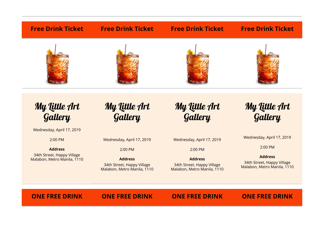 Drink Ticket Template - PDF Templates | Jotform drink-ticket-template-pdf-templates-jotform