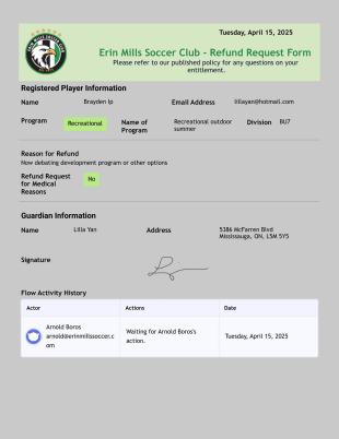 EMSC - Refund - PDF Templates