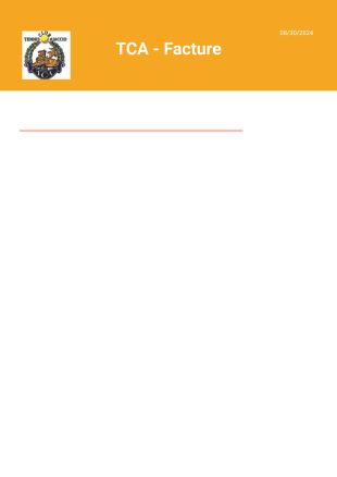 FactureTCA - PDF Templates