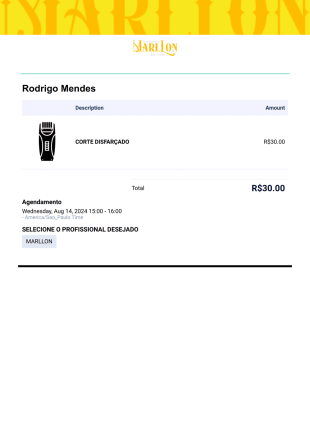 Registro De Agendamento - PDF Templates